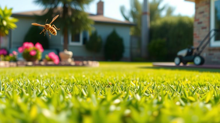How To Avoid Wasps While Mowing The Lawn?