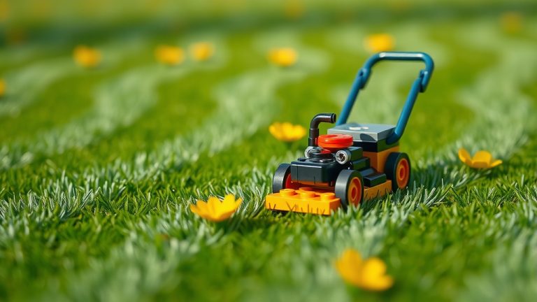How To Build A LEGO Lawn Mower?