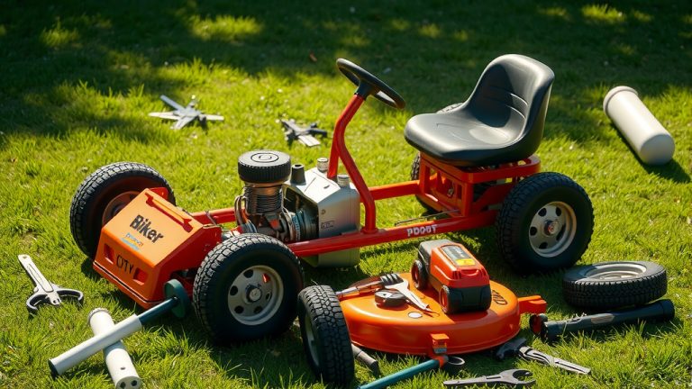 How To Build A Lawn Mower Go Kart?
