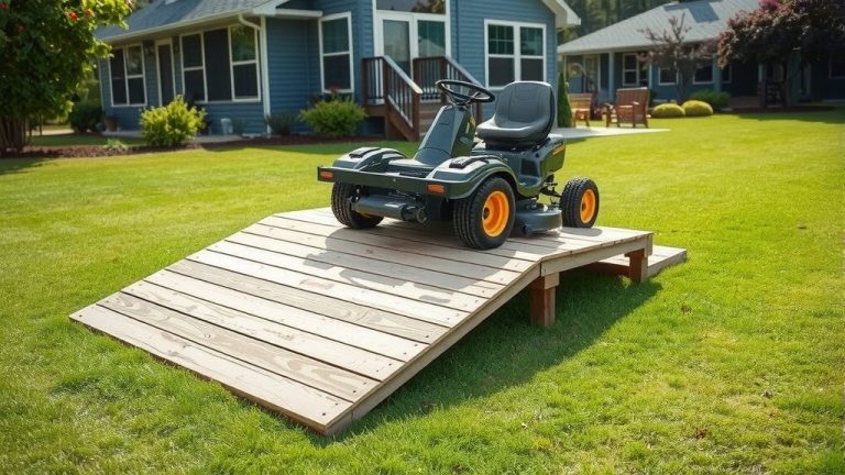 How To Build A Lawn Mower Ramp?