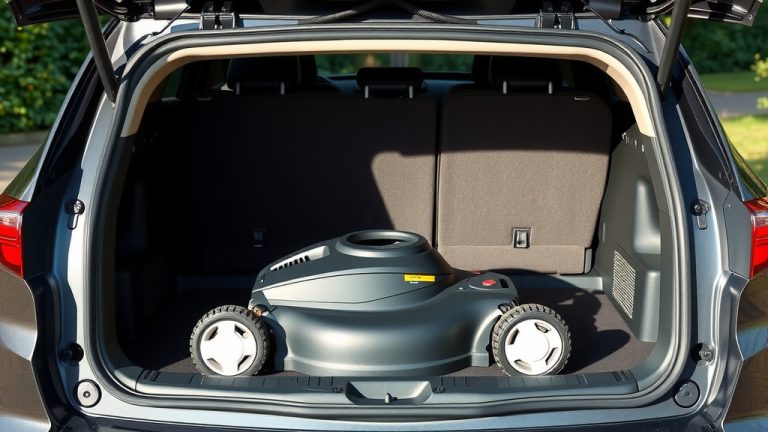How To Fit Lawn Mower In Car?