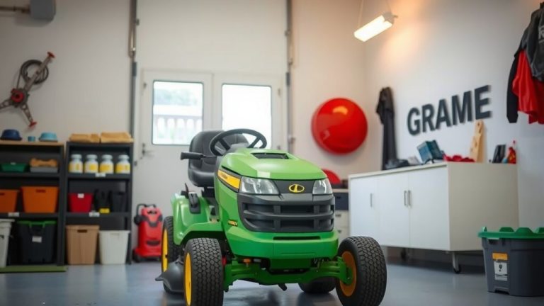 How To Hang Lawn Mower?