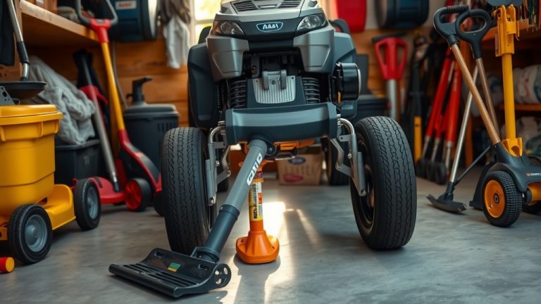 How To Jack A Lawn Mower Up?