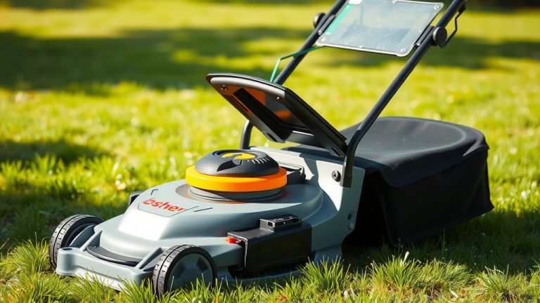 How To Keep Lawn Mower Flap Open?