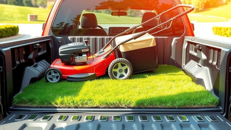 How To Load A Lawn Mower Into A Truck?
