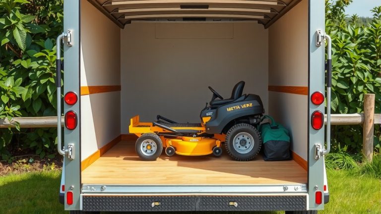 How To Load A Lawn Mower On A Trailer?