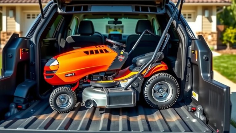 How To Load Lawn Mower In Truck?