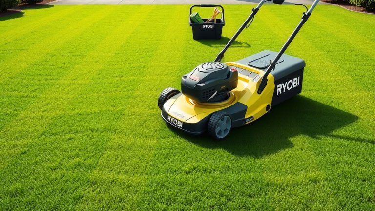 How To Lower Ryobi Lawn Mower?