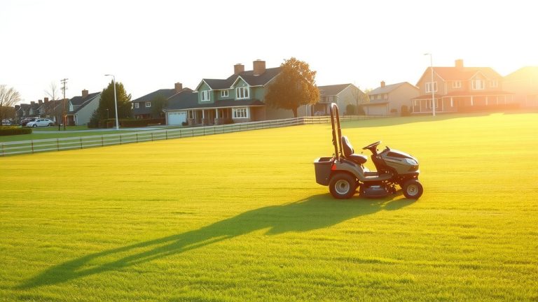 How To Mow A Big Lawn?
