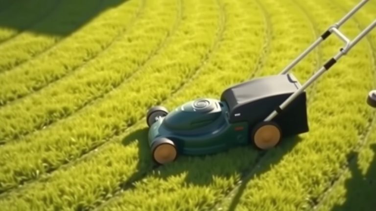 How To Mow A Curved Lawn?