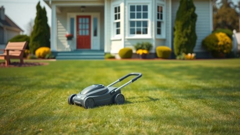 How To Mow A Tiny Lawn?