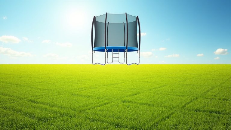 How To Mow Lawn Under Trampoline?
