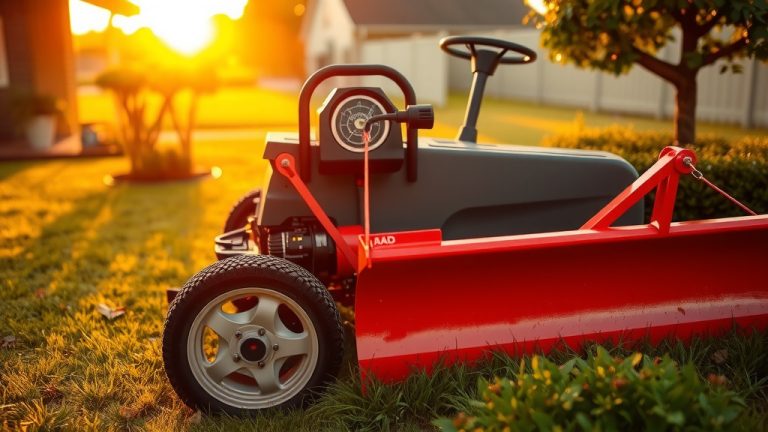 How To Put A Plow On A Lawn Mower?