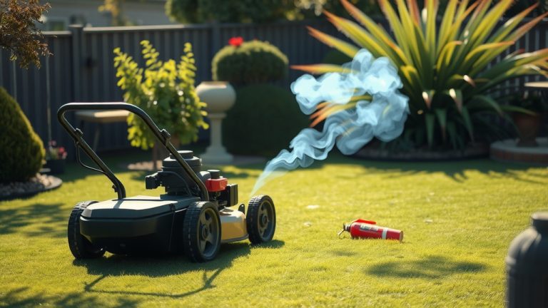 How To Put Out A Lawn Mower Fire?