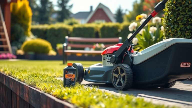 How To Put Stabilizer In Lawn Mower?