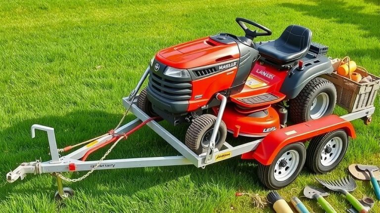 How To Strap Down A Lawn Mower?