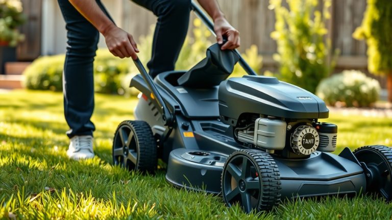 How To Take Bag Off Lawn Mower?