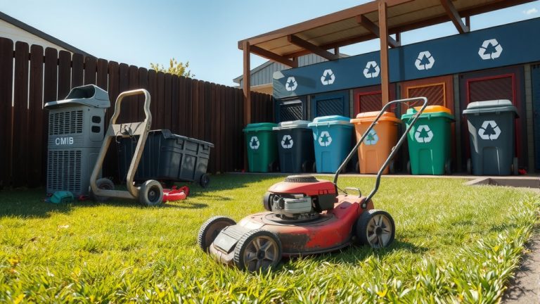 How To Throw Away Old Lawn Mower?