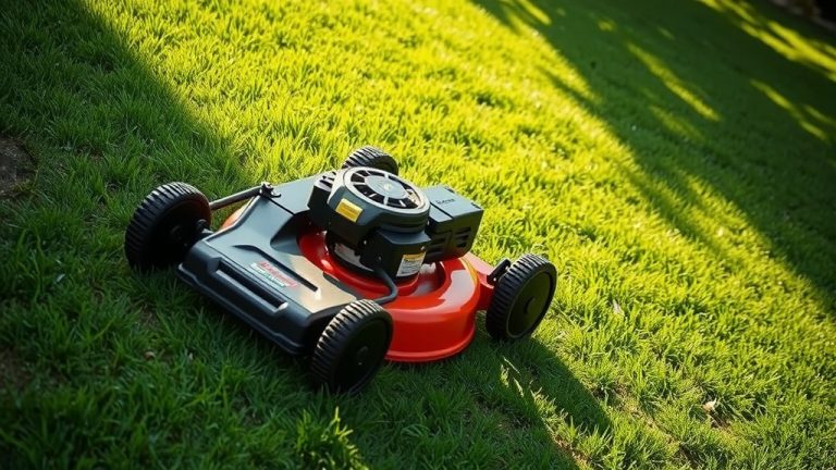 How To Tip Lawn Mower On Side?