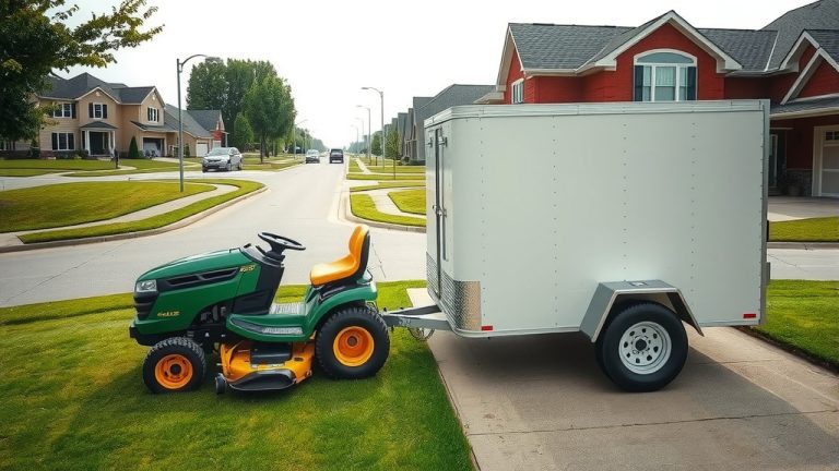 How To Tow A Lawn Mower?