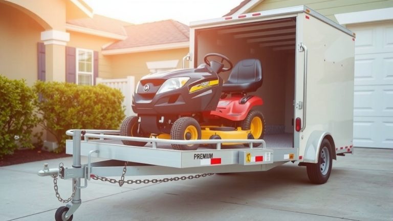 How To Transport Lawn Mower?