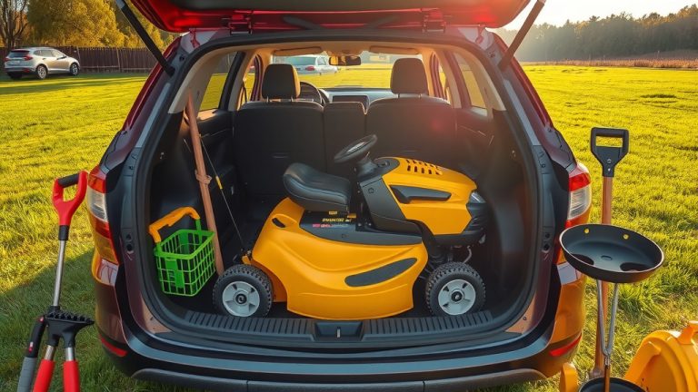How To Transport Lawn Mower In Car?