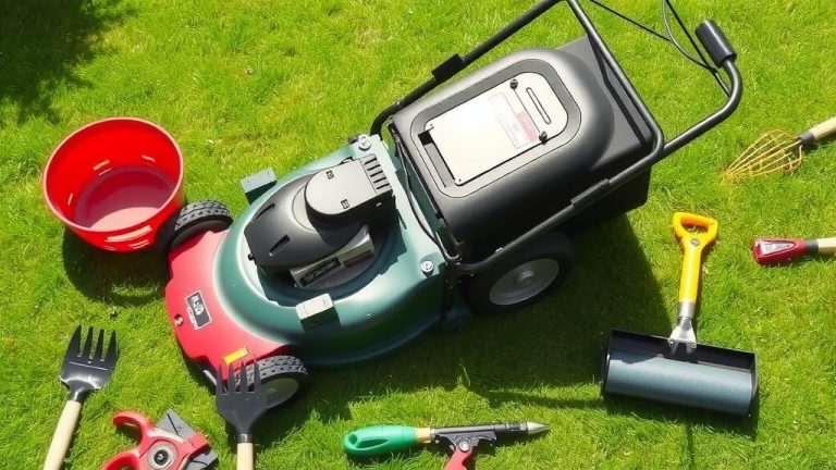 How To Turn A Lawn Mower On Its Side?