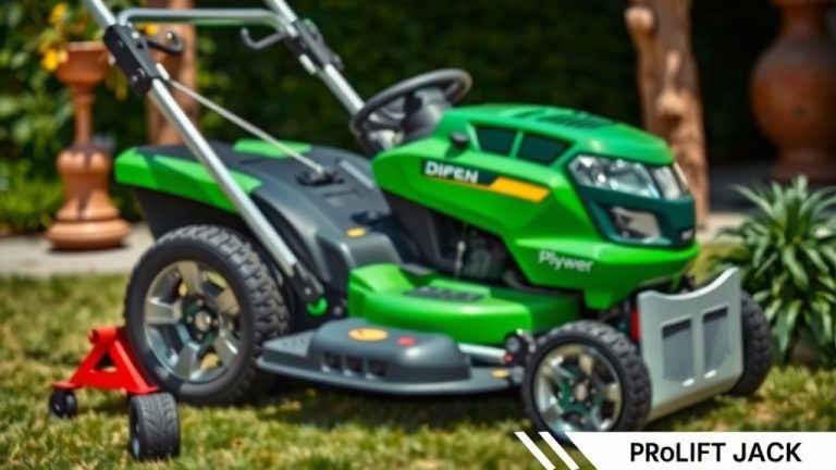 How To Use Pro Lift Lawn Mower Jack?