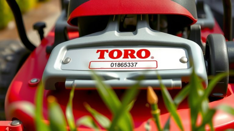 Where To Find Serial Number On Toro Lawn Mower?