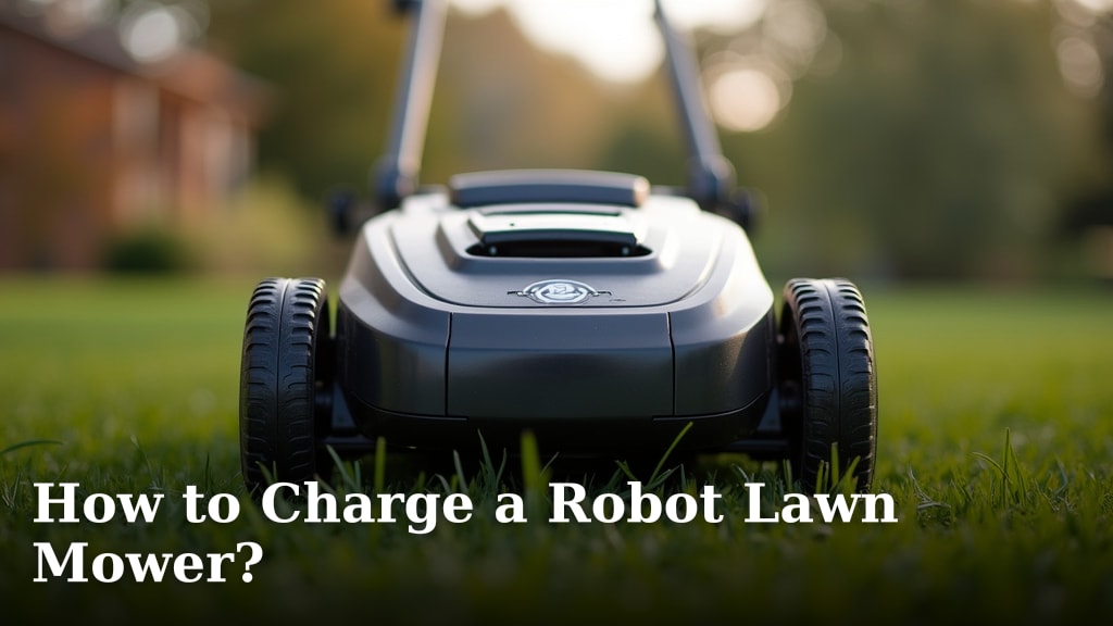 How to Charge a Robot Lawn Mower?