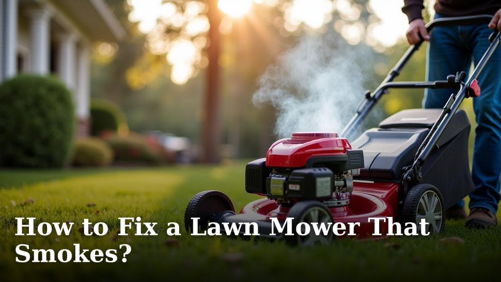 How to Fix a Lawn Mower That Smokes?