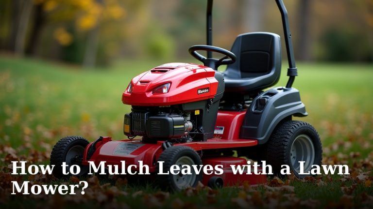 How to Mulch Leaves with a Lawn Mower?