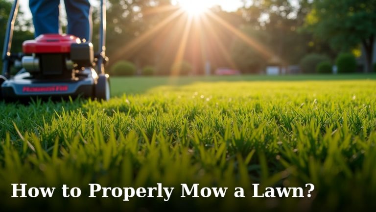How to Properly Mow a Lawn?