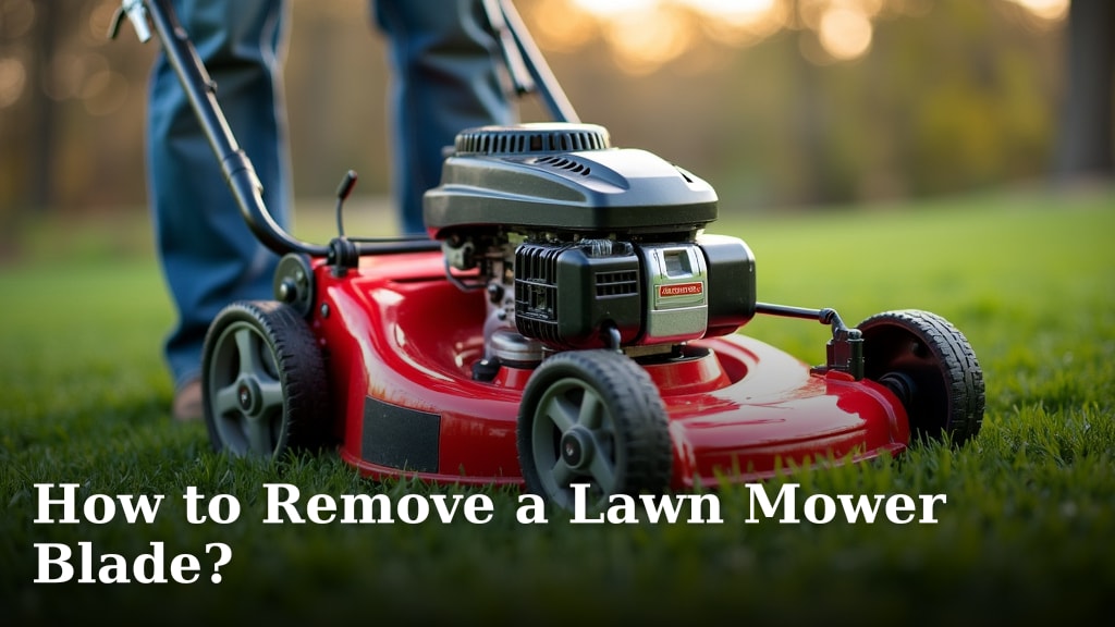 How to Remove a Lawn Mower Blade?