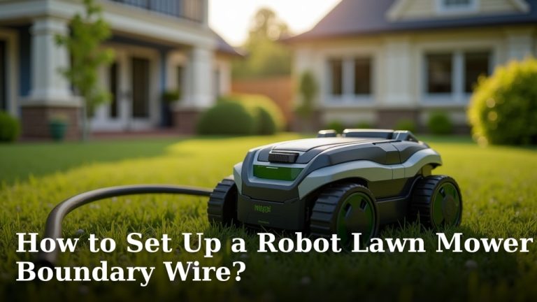 How to Set Up a Robot Lawn Mower Boundary Wire?