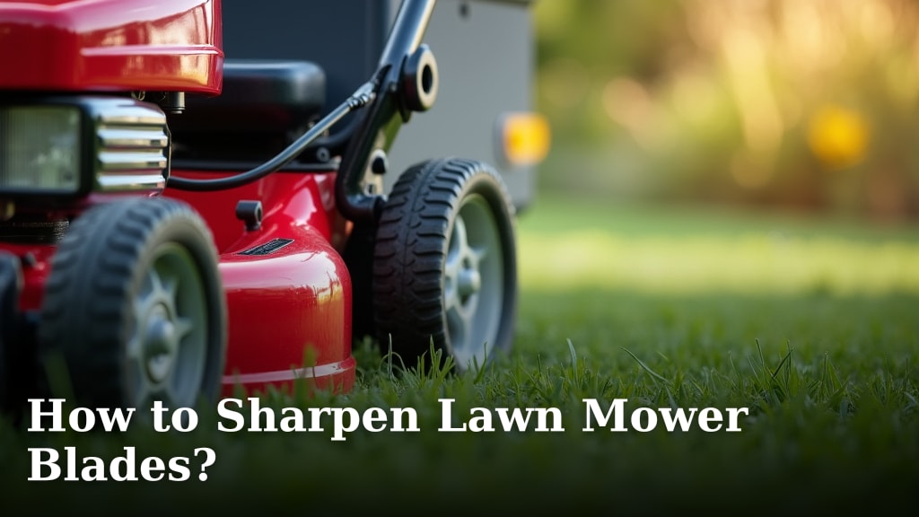 How to Sharpen Lawn Mower Blades?