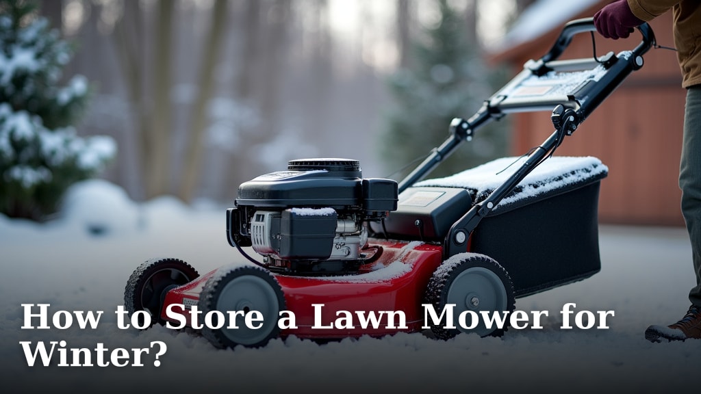 How to Store a Lawn Mower for Winter?