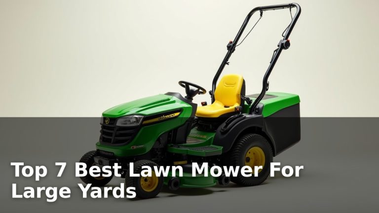 Top 7 Best Lawn Mower For Large Yards