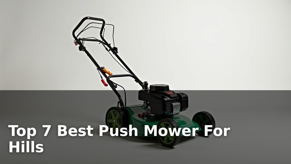 Top 7 Best Push Mower For Hills