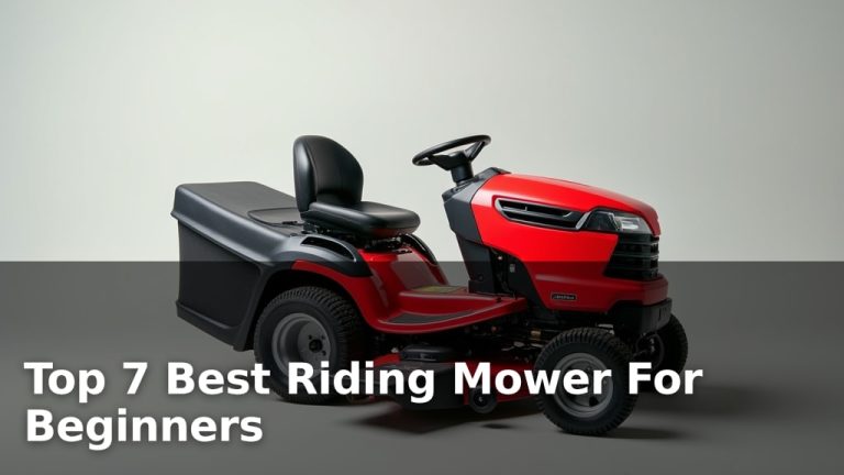 Top 7 Best Riding Mower For Beginners