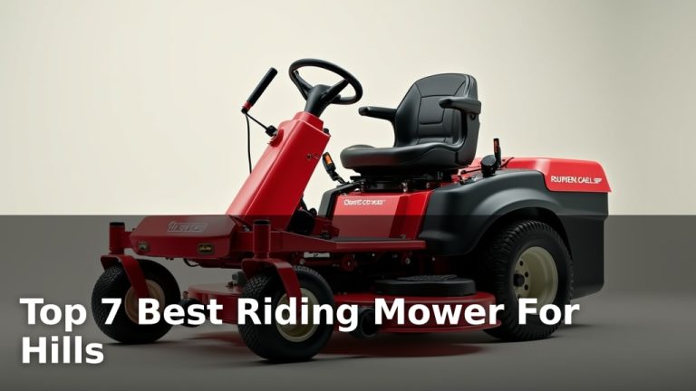 Top 7 Best Riding Mower For Hills