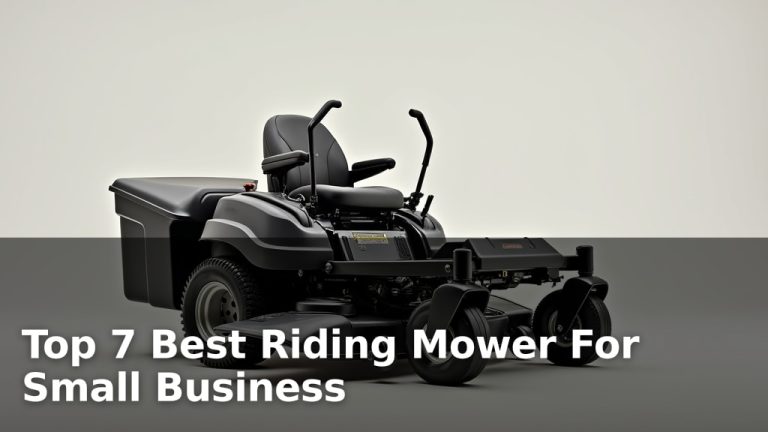 Top 7 Best Riding Mower For Small Business