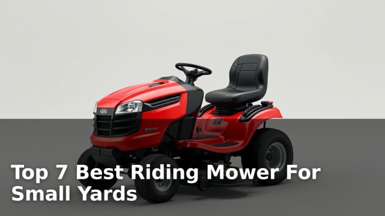 Top 7 Best Riding Mower For Small Yards