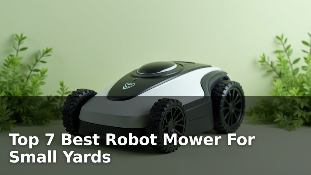 Top 7 Best Robot Mower For Small Yards