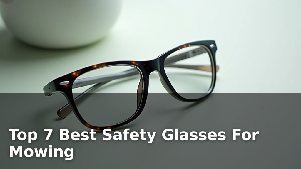 Top 7 Best Safety Glasses For Mowing