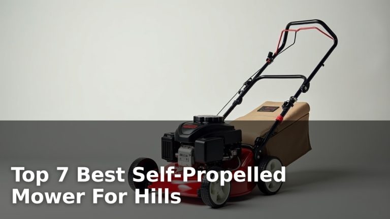 Top 7 Best Self-Propelled Mower For Hills