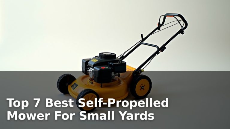 Top 7 Best Self-Propelled Mower For Small Yards