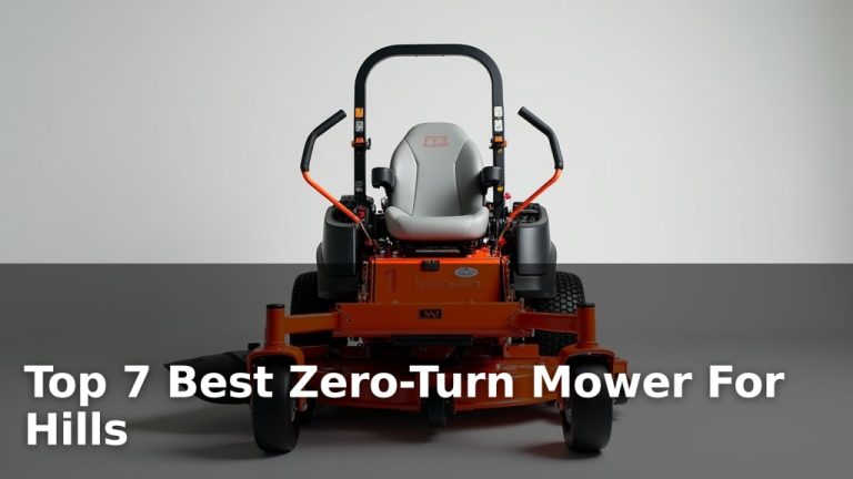 Top 7 Best Zero-Turn Mower For Hills