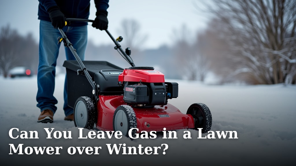 Can You Leave Gas in a Lawn Mower over Winter?