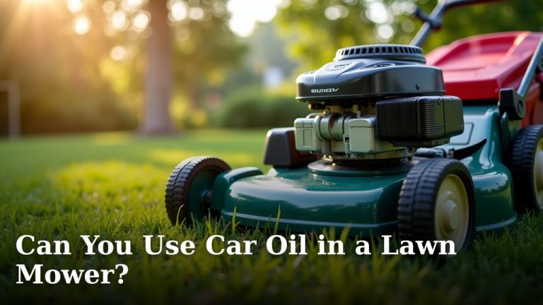 Can You Use Car Oil in a Lawn Mower?